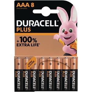 Duracell Plus Power AAA 8kpl