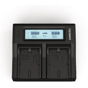CCD-TRV215 Duracell LED Dual DSLR Battery Charger