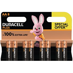 Duracell Plus Power AA 8PK erikoistarjous