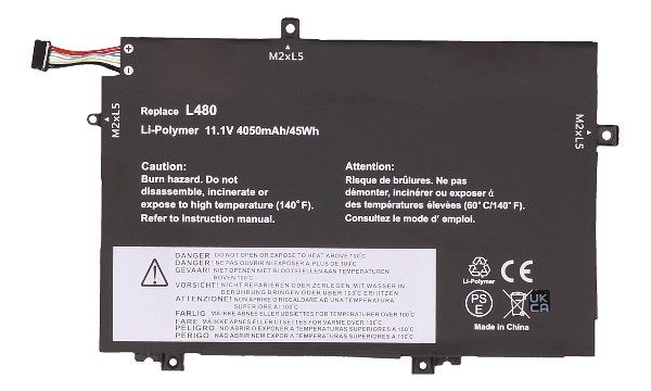 ThinkPad L15 Gen 1 20U3 Akku (3 kennoinen)